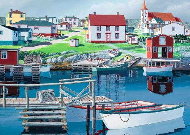 Ravensburger Puzzle Canadian Collection 1000 Piece, Greenspond Harbour - Treasure Island Toys