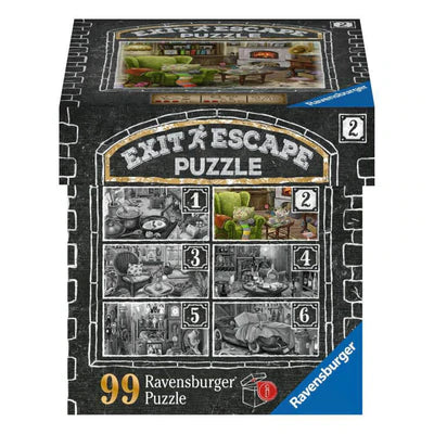 Ravensburger Puzzle Escape 99 Piece,  Haunted Manor Living Room - Treasure Island Toys