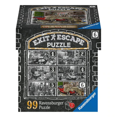 Ravensburger Puzzle Escape 99 Piece, Haunted Manor Garage - Treasure Island Toys