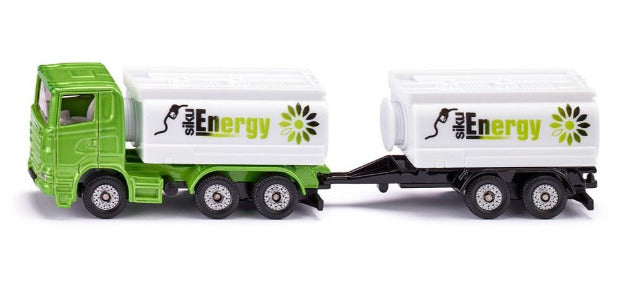 Siku Truck with Tank Truck Superstructure and Trailer - Treasure Island Toys