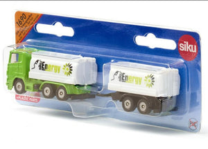 Siku Truck with Tank Truck Superstructure and Trailer - Treasure Island Toys