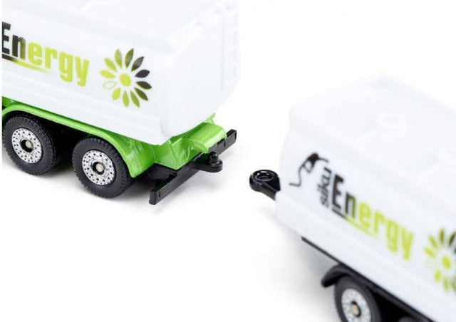 Siku Truck with Tank Truck Superstructure and Trailer - Treasure Island Toys