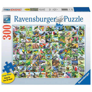 Ravensburger Puzzle 300 Piece, 99 Delightful Birds - Treasure Island Toys