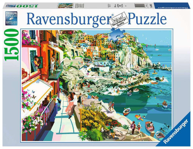 Ravensburger Puzzle 1500 Piece, Romance in Cinque Terre - Treasure Island Toys