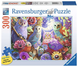 Ravensburger Puzzle 300 Piece, Night Owl Hoot - Treasure Island Toys