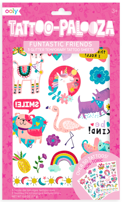 Ooly Tattoo-Palooza Funtastic Friends - Treasure Island Toys