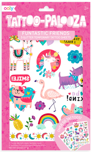 Ooly Tattoo-Palooza Funtastic Friends - Treasure Island Toys