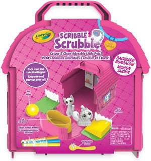 Crayola Scribble Scrubbie Pets Backyard Bungalow - Treasure Island Toys