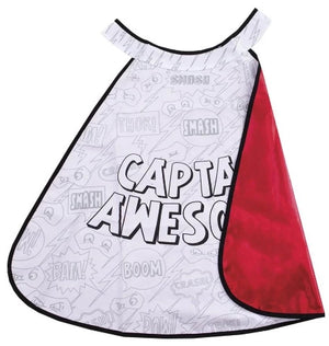 Great Pretenders Colour-a-Cape Super Hero Captain Awesome - Treasure Island Toys
