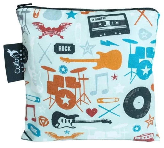 Colibri Reusable Snack Bag Large - Rock N' Roll - Treasure Island Toys