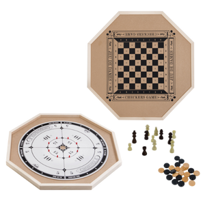 Rustik Crokinole 2 Games in 1 - Treasure Island Toys