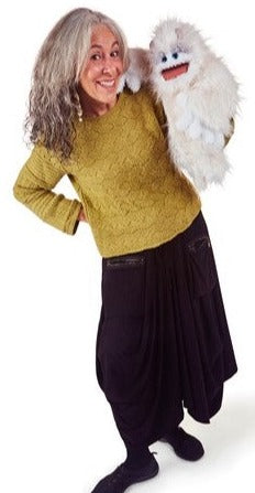 Folkmanis Puppet - Yeti - Treasure Island Toys