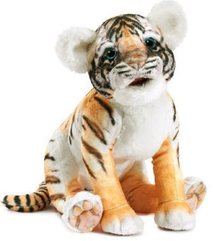 Folkmanis Puppet - Tiger Baby - Treasure Island Toys