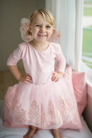 Great Pretenders Tutu - Rose Gold with Wings - Treasure Island Toys