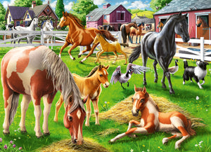 Ravensburger Puzzle 60 Piece, Happy Horses - Treasure Island Toys