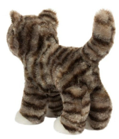 Douglas Cat Zigby Gray Stripe, Mini - Treasure Island Toys