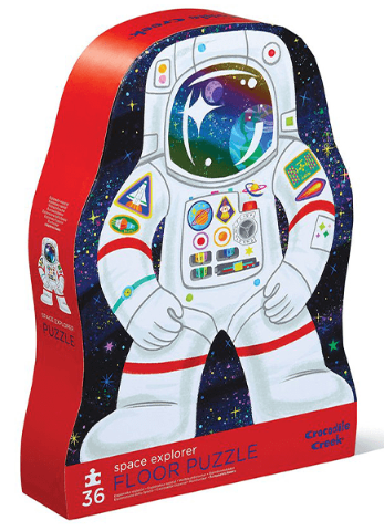 Crocodile Creek Floor Puzzle Space Explorer, 36 Piece - Treasure Island Toys