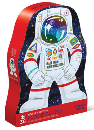 Crocodile Creek Floor Puzzle Space Explorer, 36 Piece - Treasure Island Toys