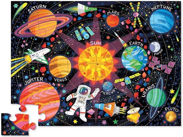 Crocodile Creek Floor Puzzle Space Explorer, 36 Piece - Treasure Island Toys