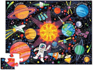 Crocodile Creek Floor Puzzle Space Explorer, 36 Piece - Treasure Island Toys