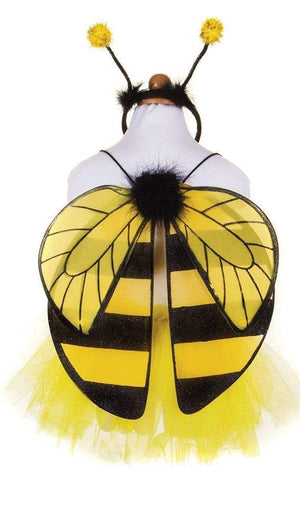 Great Pretenders Tutu - Glitter Bumble Bee with Wings & Headband - Treasure Island Toys