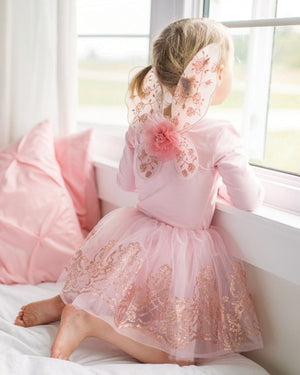 Great Pretenders Tutu - Rose Gold with Wings - Treasure Island Toys