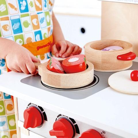 Hape Pretend Cook & Serve Set - Treasure Island Toys