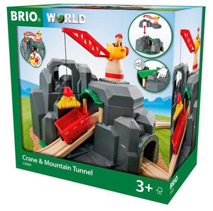 Brio Trains Destinations - Crane & Mountain Tunnel - Treasure Island Toys