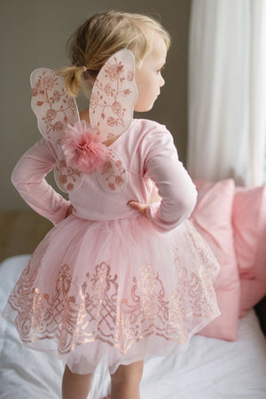 Great Pretenders Tutu - Rose Gold with Wings - Treasure Island Toys