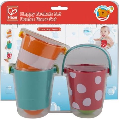 Hape Bath Happy Buckets - Treasure Island Toys