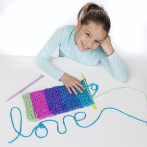 Creativity for Kids Learn to Knit Pocket Scarf - Treasure Island Toys