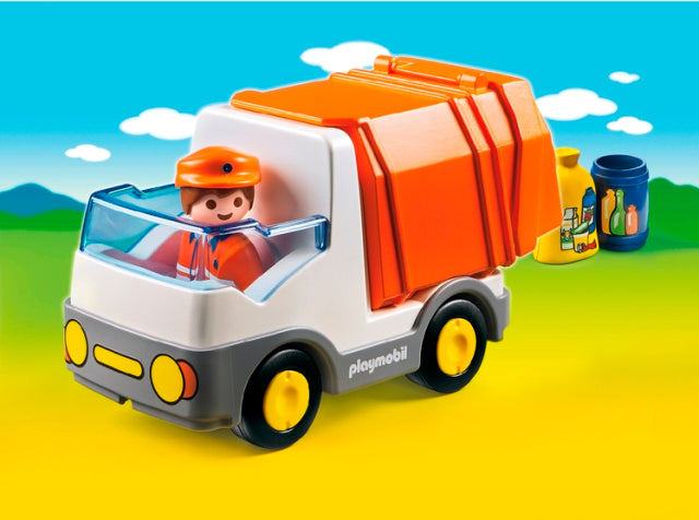 Playmobil 1.2.3 Recycling Truck - Treasure Island Toys