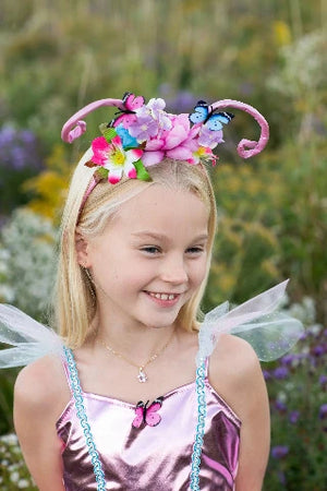 Great Pretenders Dress - Woodland Butterfly with Headpiece, Size 5-6 - Treasure Island Toys