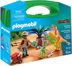 Playmobil Carry Case Dino Explorer - Treasure Island Toys