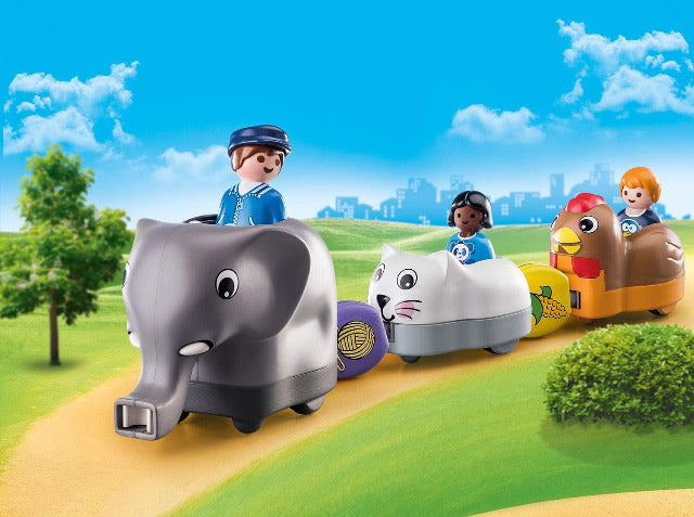 Playmobil 1.2.3 Animal Train | Treasure Island Toys