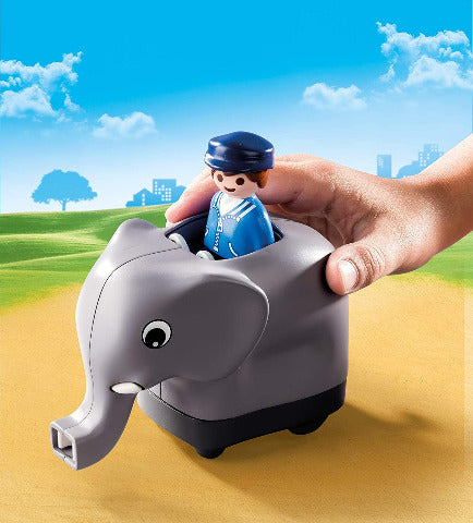 Playmobil 1.2.3 Animal Train - Treasure Island Toys