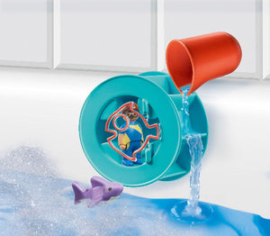 Playmobil 1.2.3 Aqua Water Wheel with Baby Shark - Treasure Island Toys