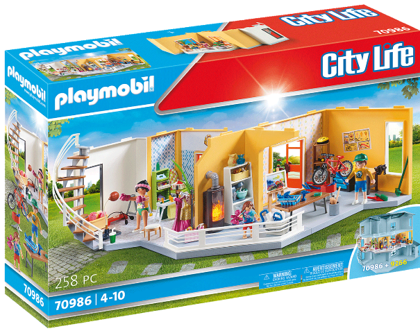 Playmobil City Life Modern House Floor Extension Treasure Island