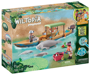 Playmobil Wiltopia Boat Trip to the Manatees - Treasure Island Toys