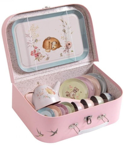 Moulin Roty Doll Les Rosalies Tea Set - Treasure Island Toys