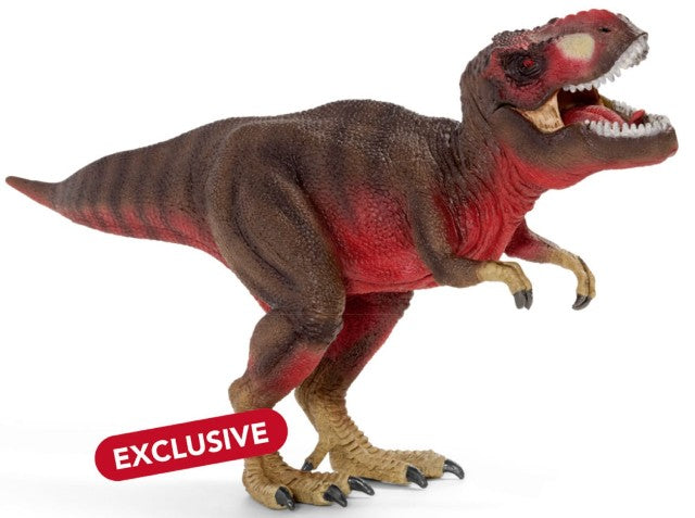 Schleich Dinosaur Tyrannosaurus Rex, Red - Treasure Island Toys