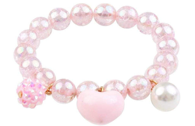 Great Pretenders Fashion - Pink Heart Bobble Bracelet - Treasure Island Toys