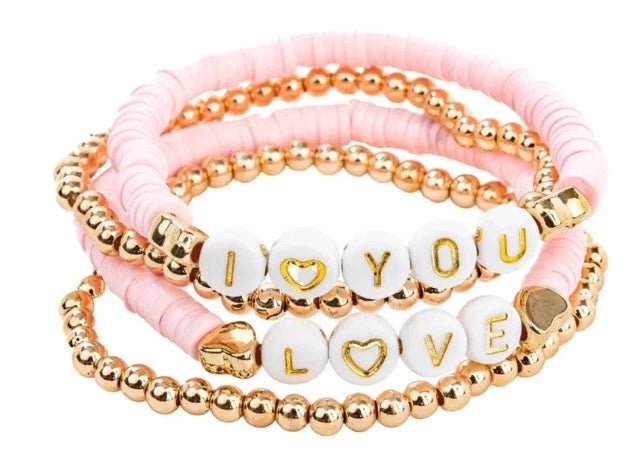 Great Pretenders Fashion - Pink Love Bracelet - Treasure Island Toys