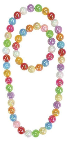 Great Pretenders Fashion - Colour Me Rainbow Necklace & Bracelet Set - Treasure Island Toys