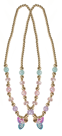 Great Pretenders Fashion - Butterfly Wishes BFF Necklace - Treasure Island Toys