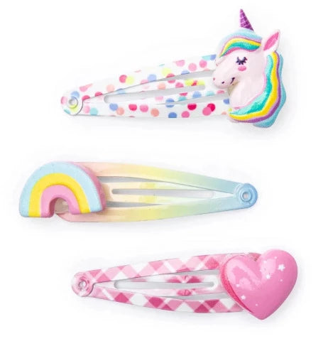Great Pretenders Fashion - Unicorn Cutie Hairclips - Treasure Island Toys