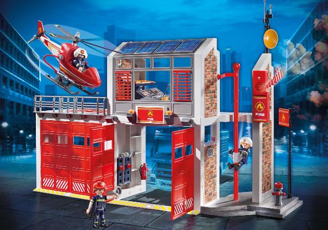 indenlandske få Pioner Playmobil City Action Fire Station | Treasure Island Toys