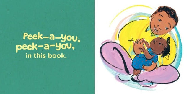 A Bright Brown Baby Board Book - Peek-a-You! - Treasure Island Toys