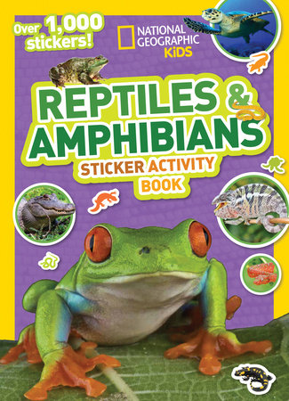 National Geographic Kids: Sticker Activity Book Reptiles & Amphibians - Treasure Island Toys