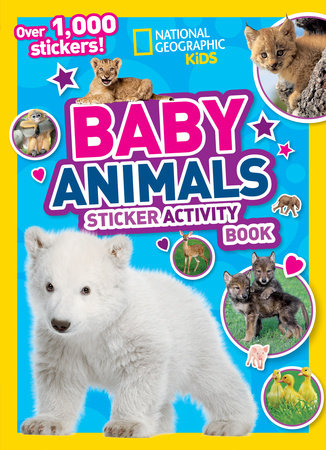 National Geographic Kids: Sticker Activity Book Baby Animals - Treasure Island Toys